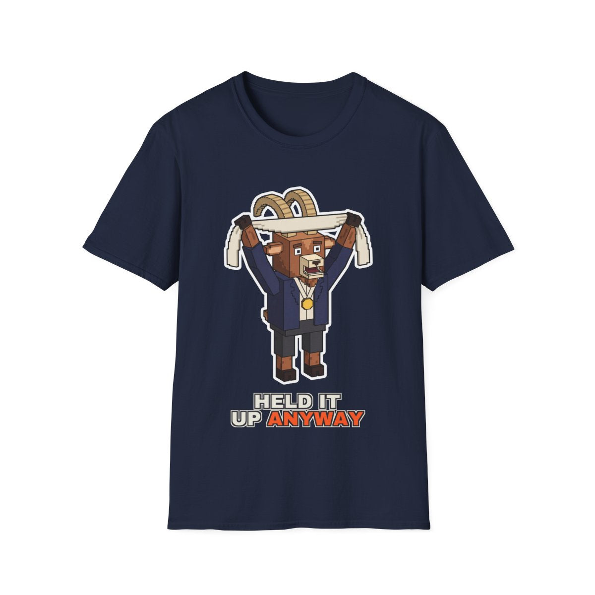 Held It Up Anyway - Navy - front