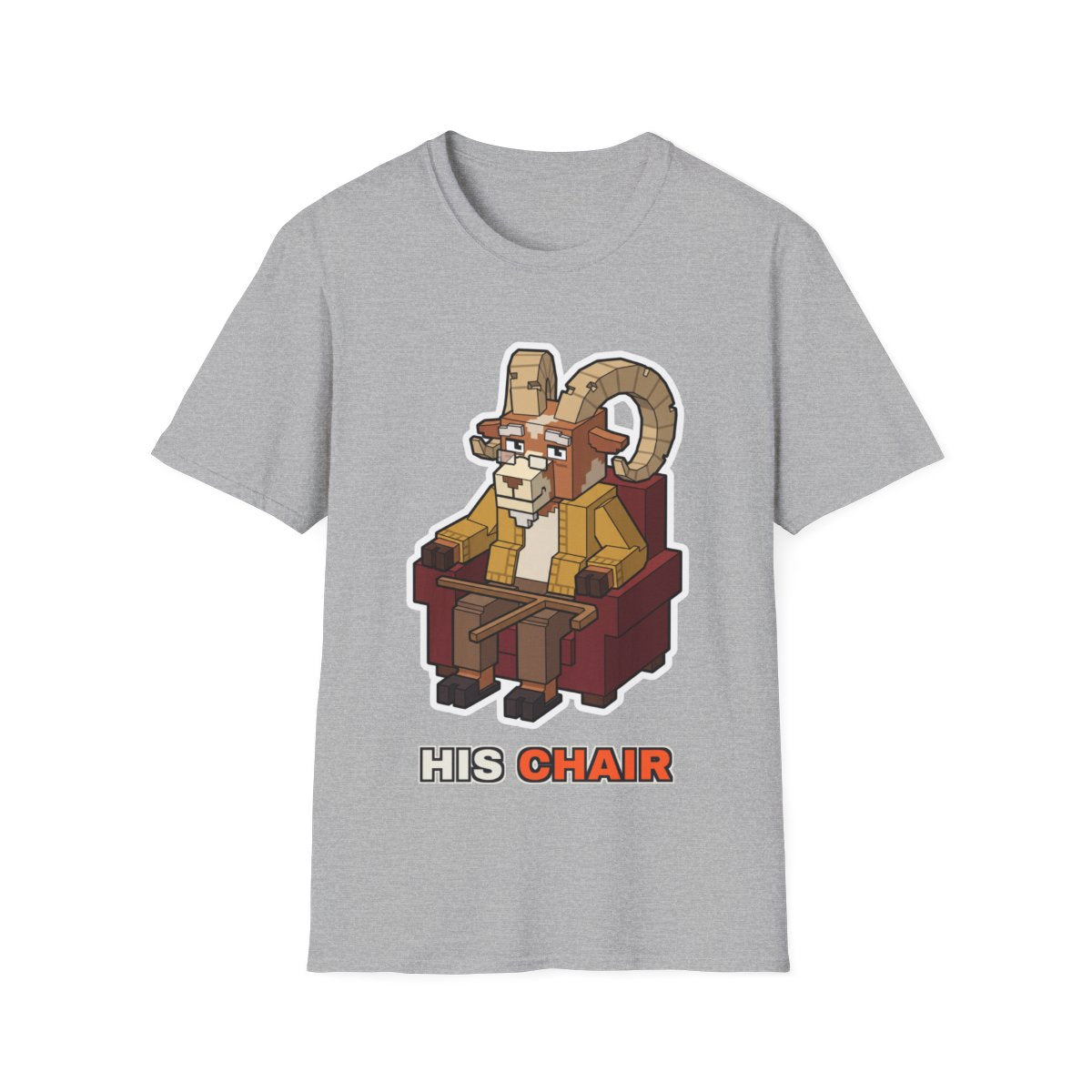 His Chair - Sport Grey - front
