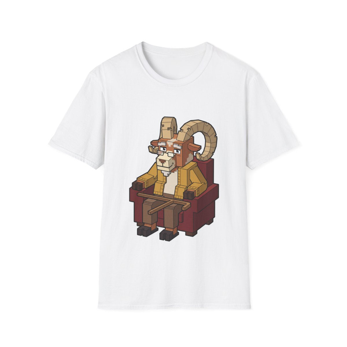 His Chair - White - front