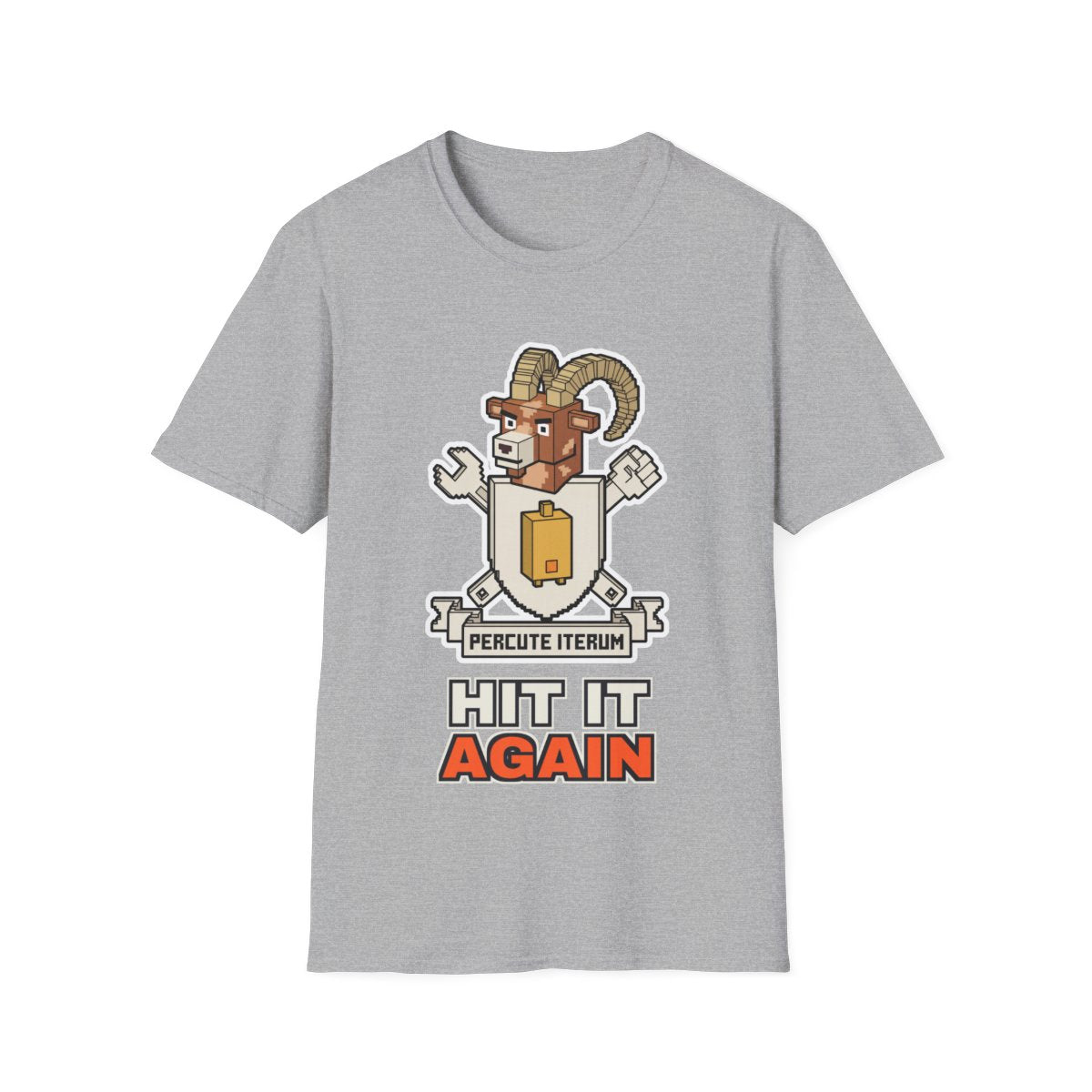 Hit It Again - Sport Grey - front