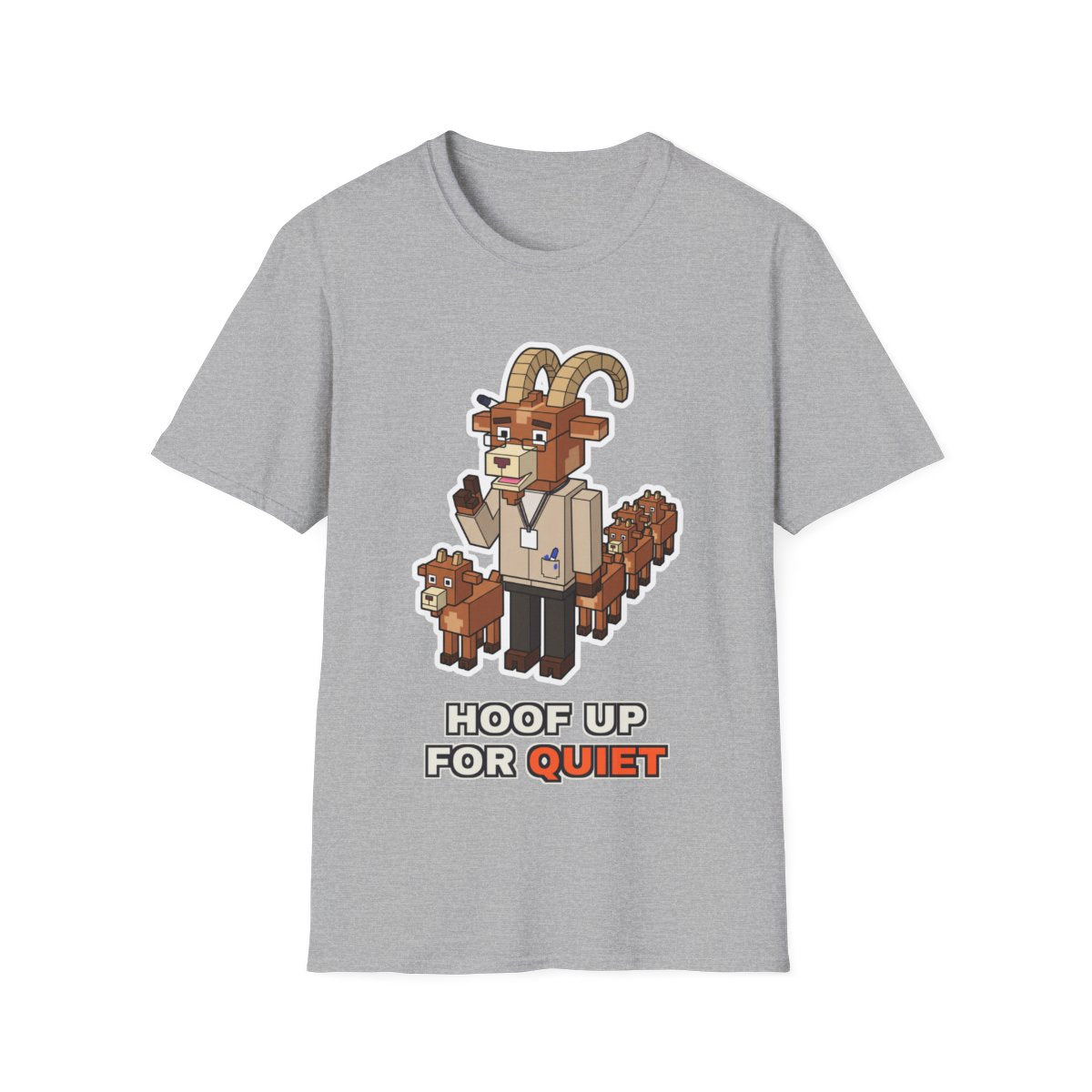 Hoof Up For Quiet - Sport Grey - front