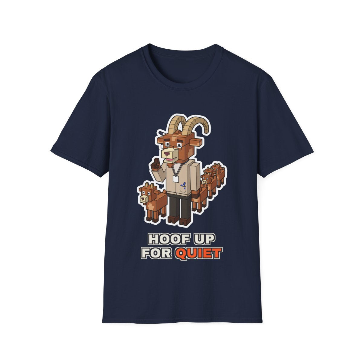 Hoof Up For Quiet - Navy - front