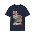 Hoofprints Up The Sofa - Navy - front