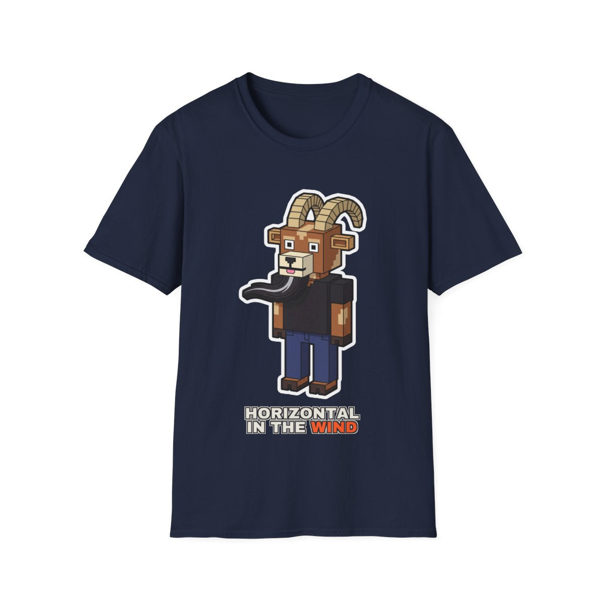 Horizontal In The Wind - Navy - front