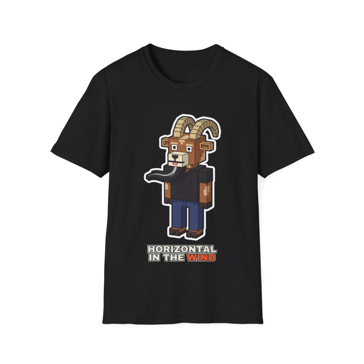 Horizontal In The Wind - Black - front