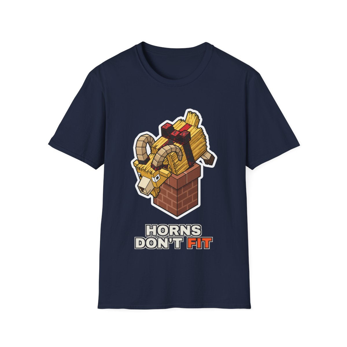 Horns Don't Fit - Navy - front