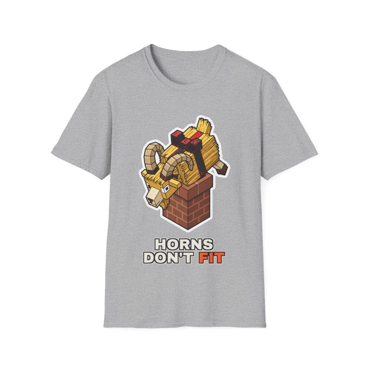 Horns Don't Fit - Sport Grey - front