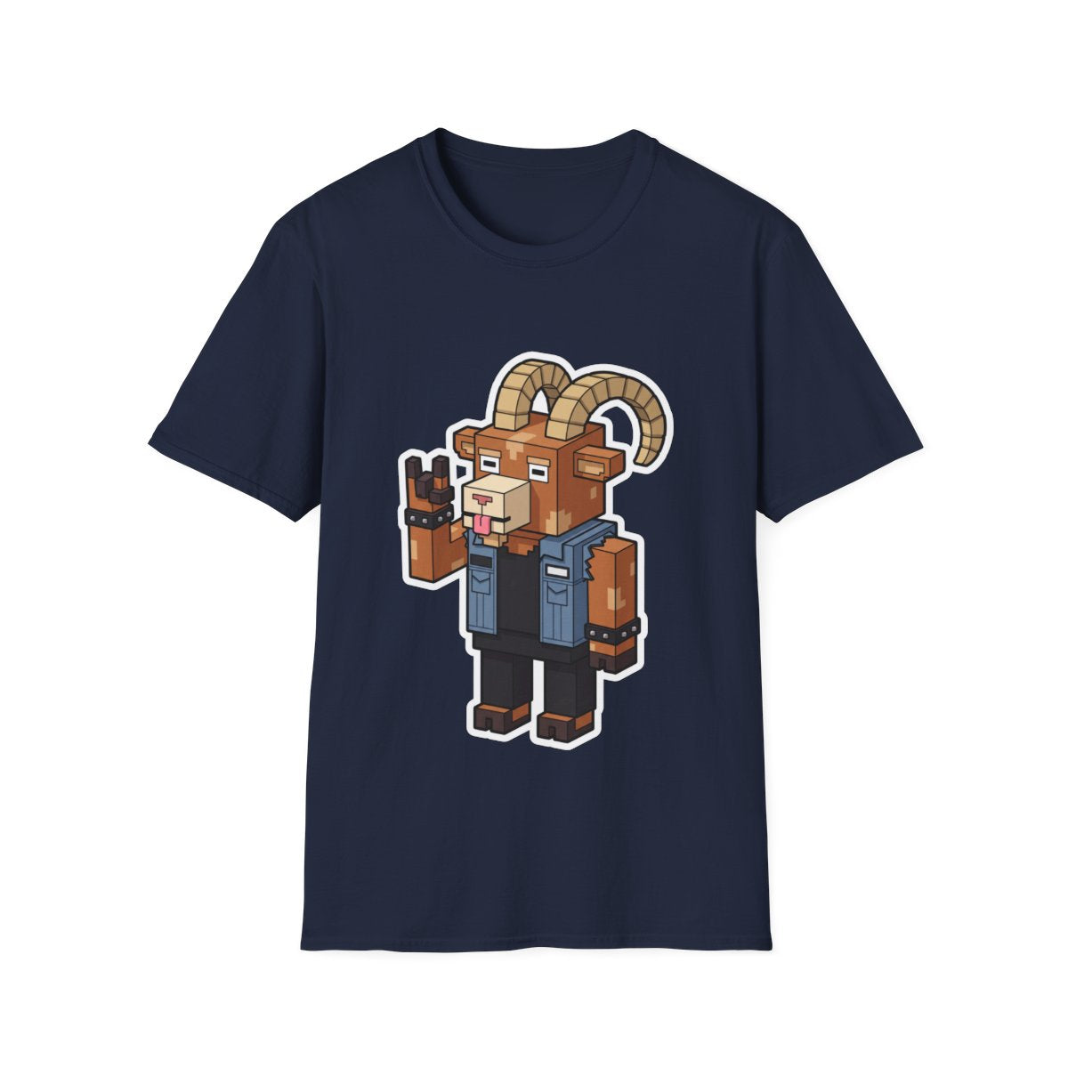 Horns Since Birth - Navy - front