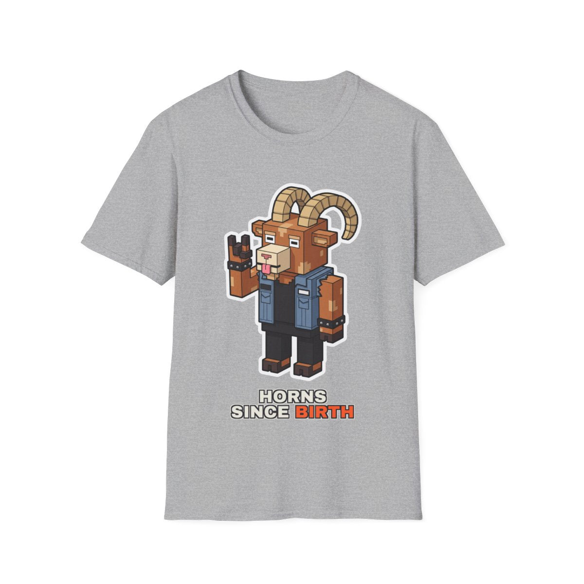 Horns Since Birth - Sport Grey - front