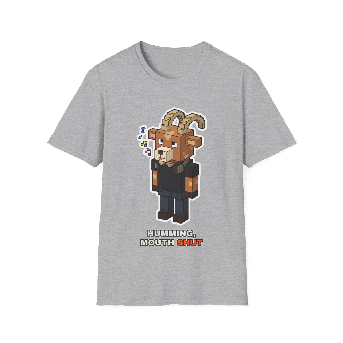 Humming, Mouth Shut - Sport Grey - front