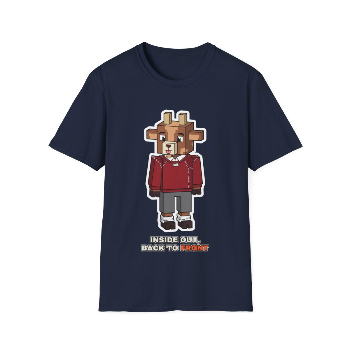 Inside Out, Back To Front - Navy - front