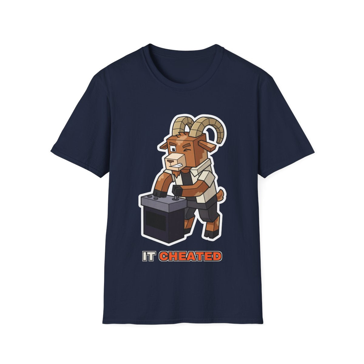 It Cheated - Navy - front