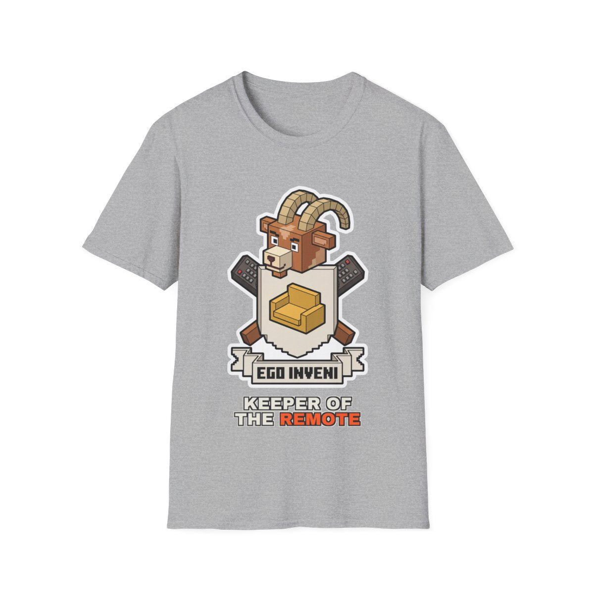 Keeper Of The Remote - Sport Grey - front