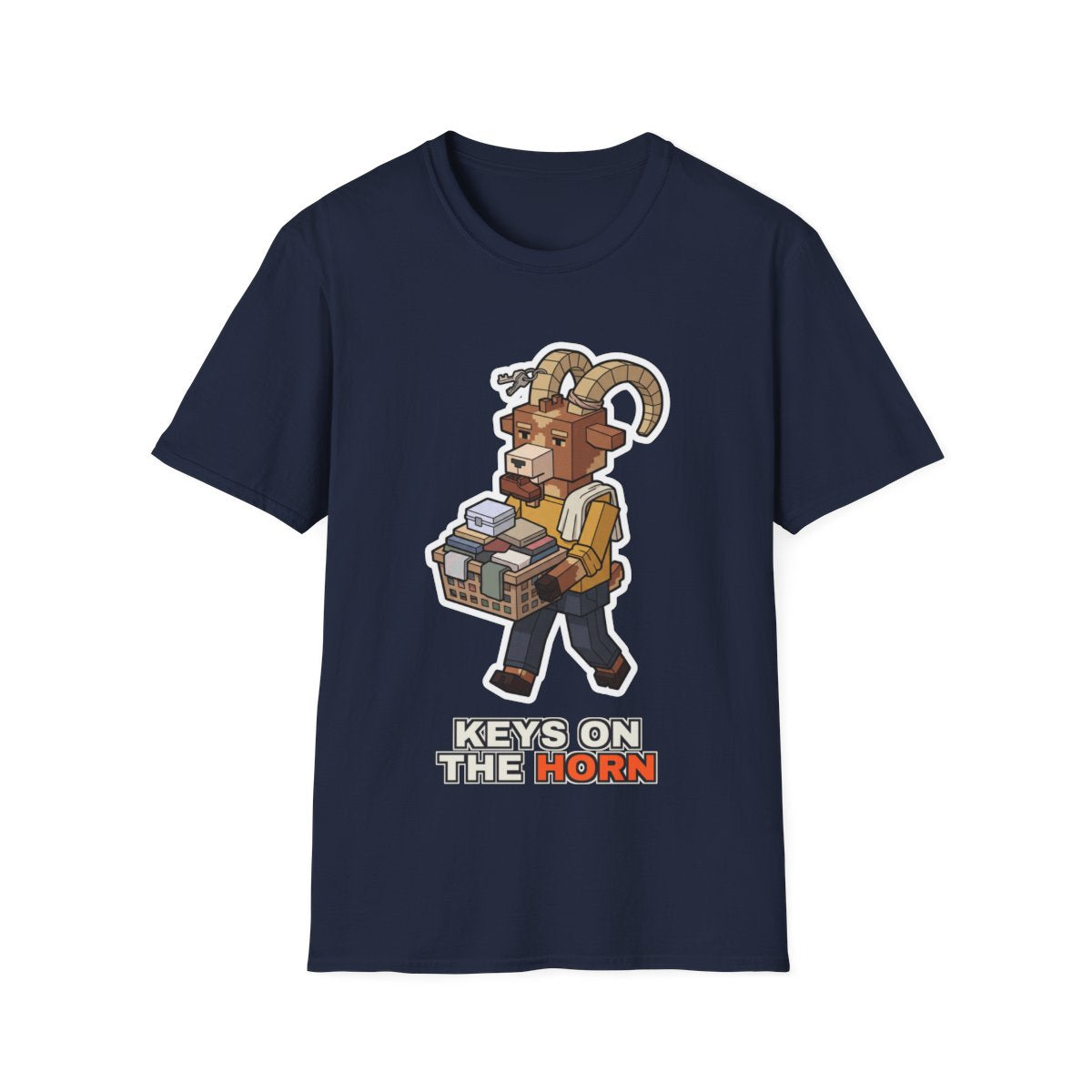 Keys On The Horn - Navy - front