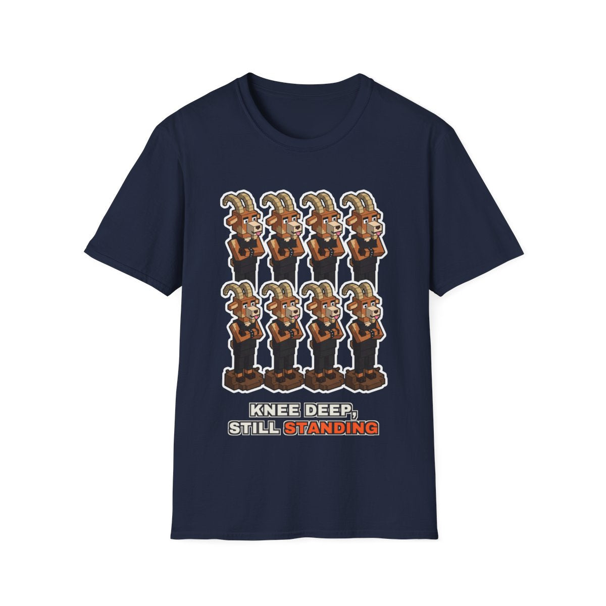 Knee Deep, Still Standing - Navy - front