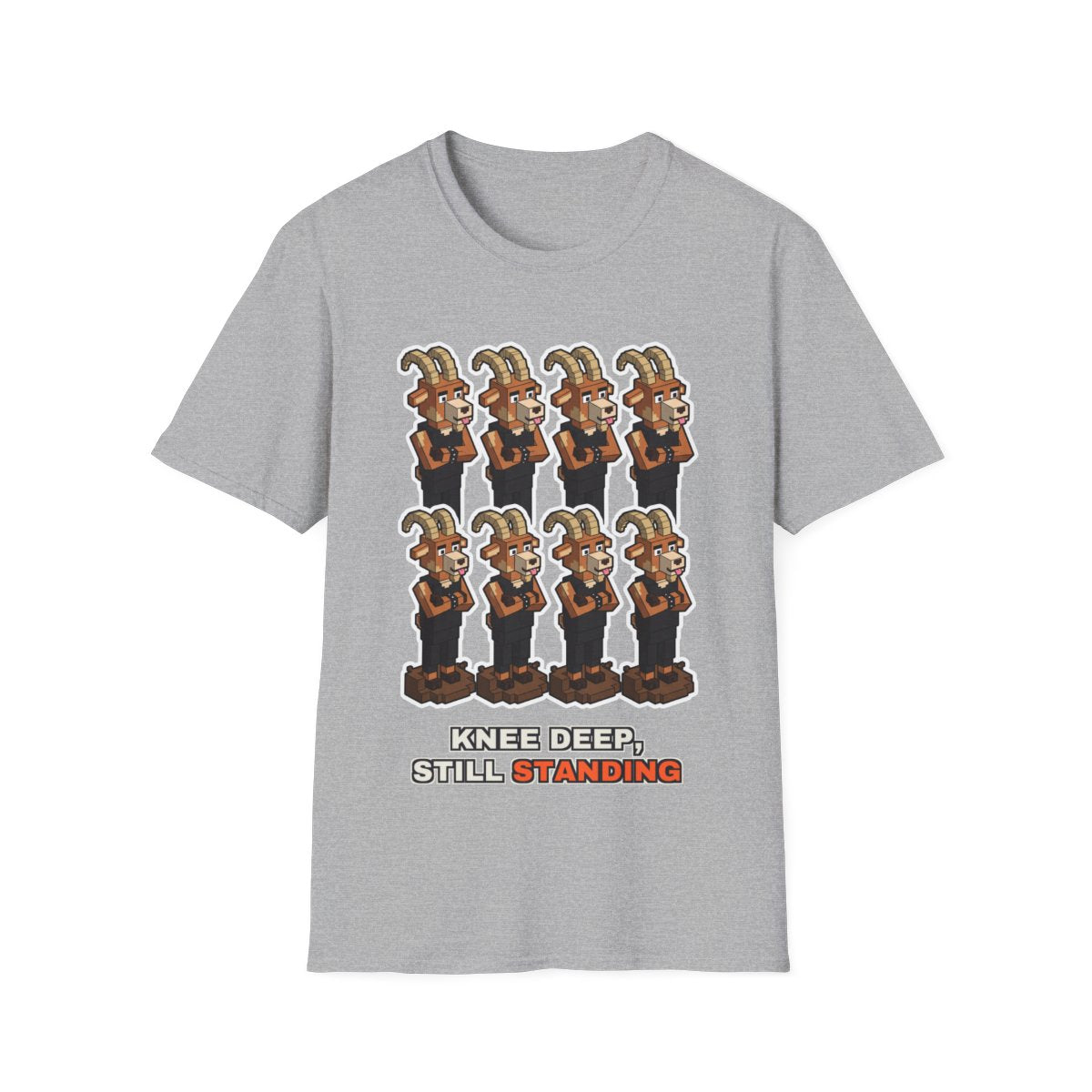 Knee Deep, Still Standing - Sport Grey - front