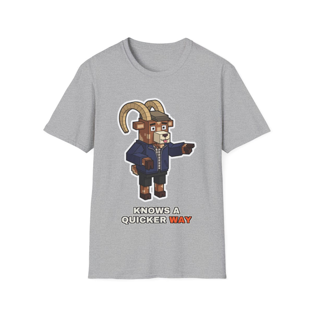 Knows A Quicker Way - Sport Grey - front