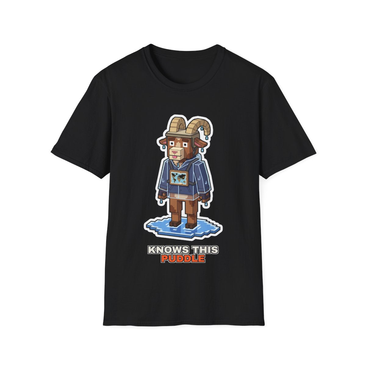 Knows This Puddle - Black - front