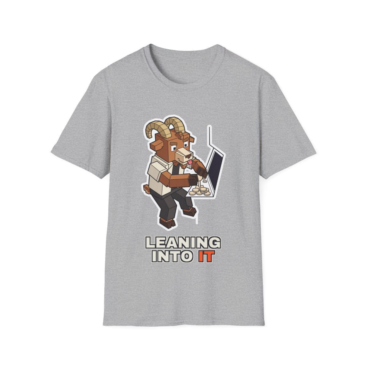Leaning Into It - Sport Grey - front
