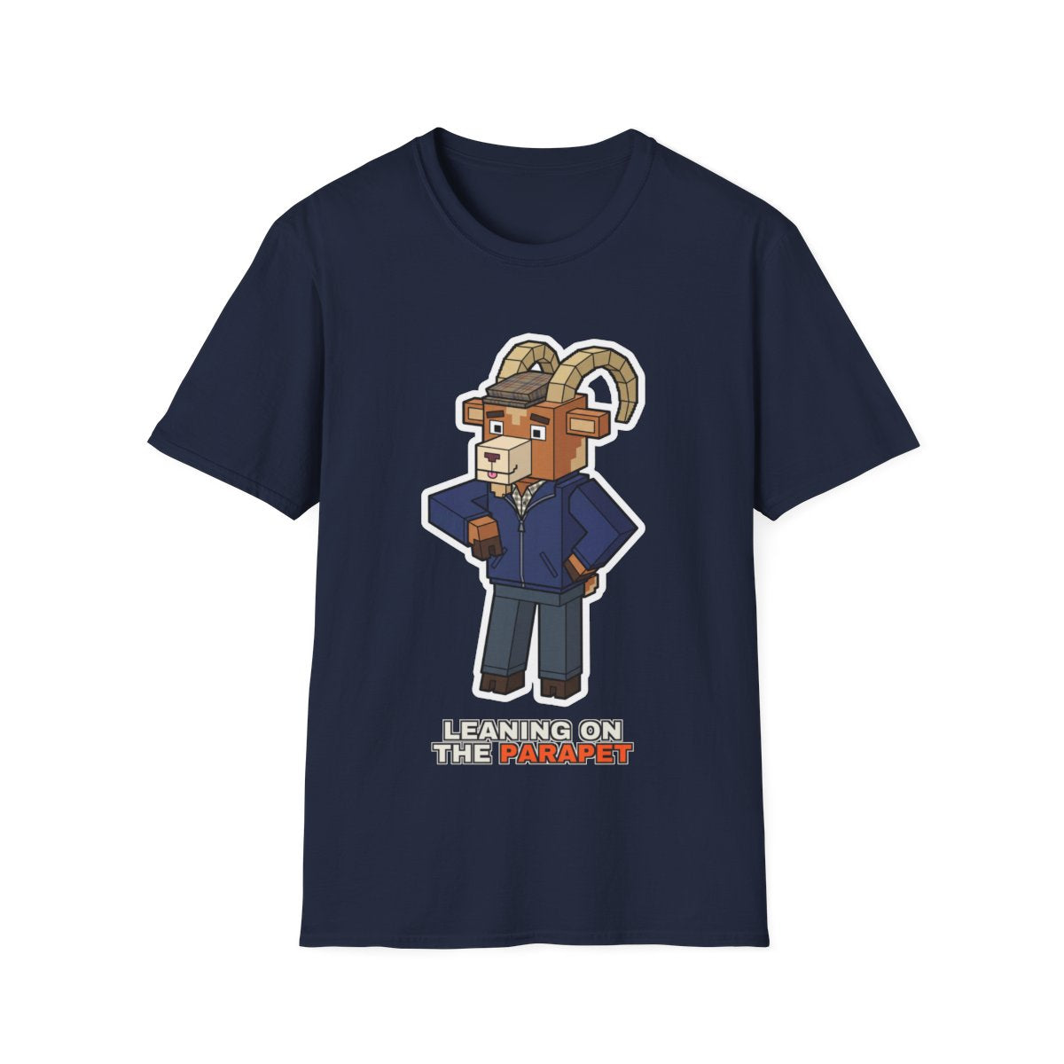 Leaning On The Parapet - Navy - front