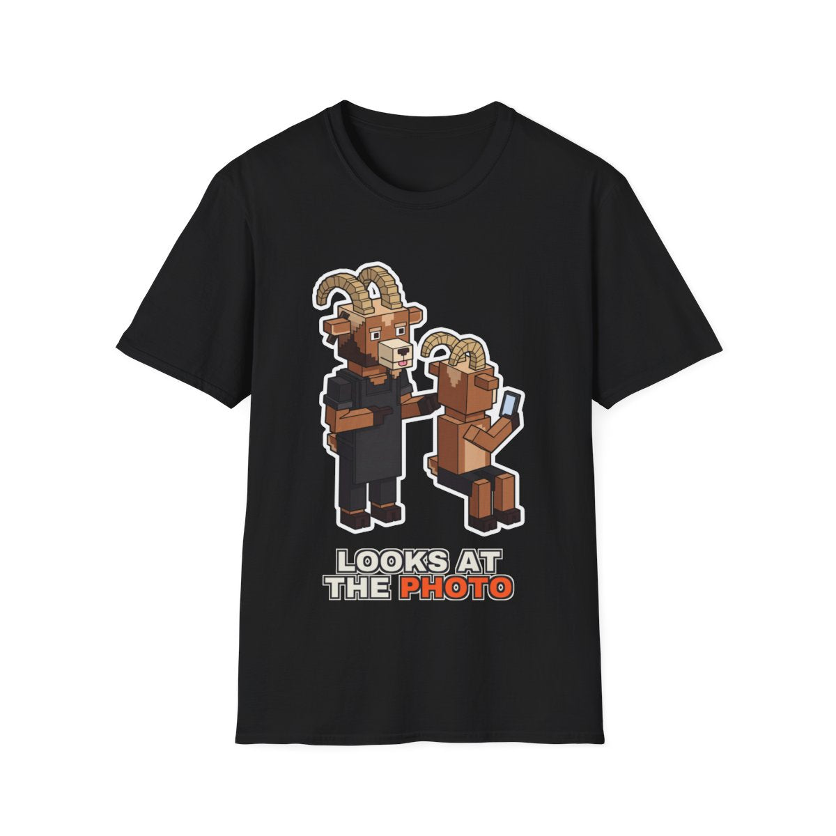 Looks At The Photo - Black - front
