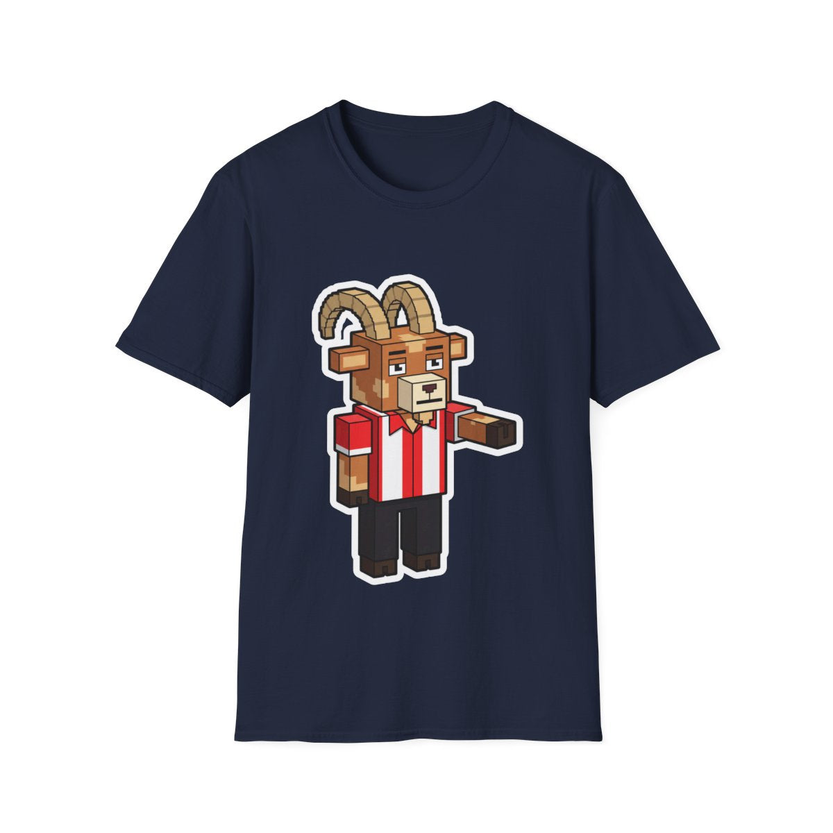 Nine Darts, No Face - Navy - front