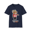 Nine Darts, No Face - Navy - front
