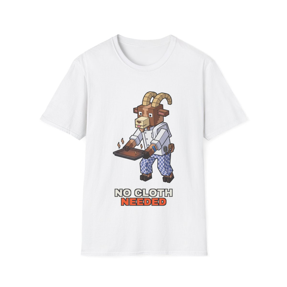 No Cloth Needed - White - front