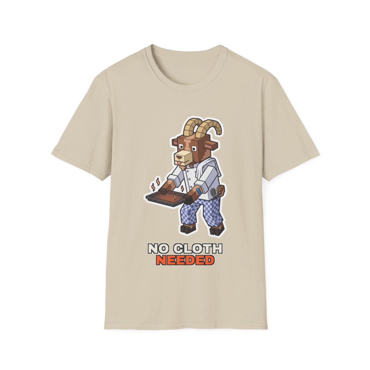 No Cloth Needed - Sand - front