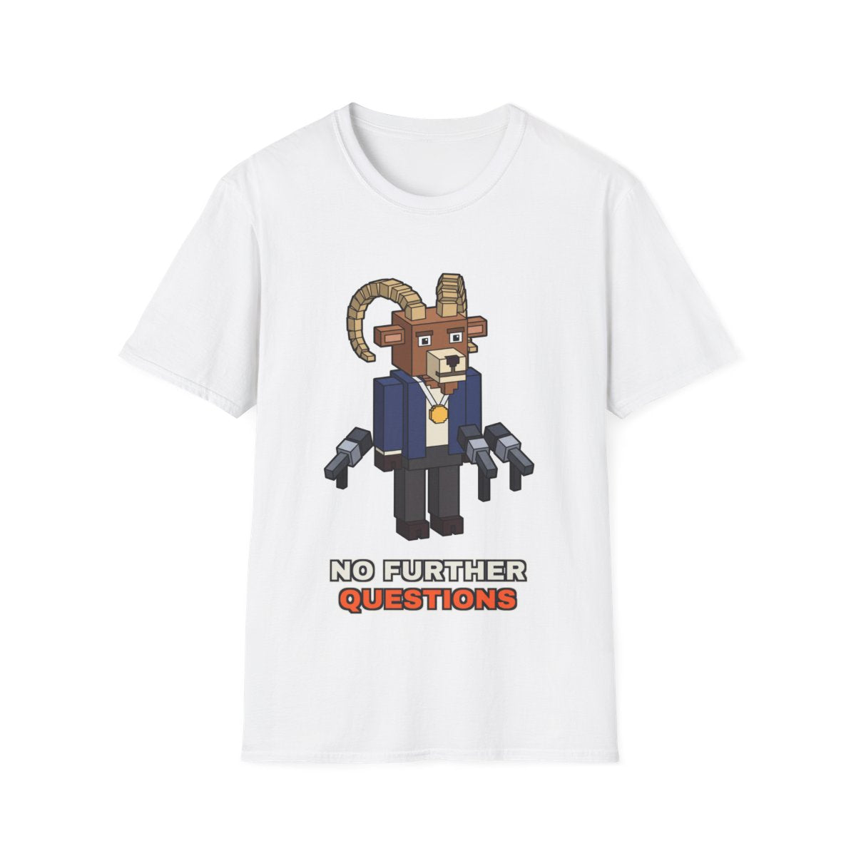 No Further Questions - White - front