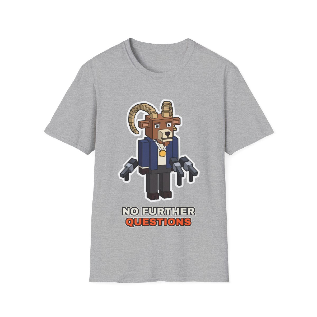 No Further Questions - Sport Grey - front