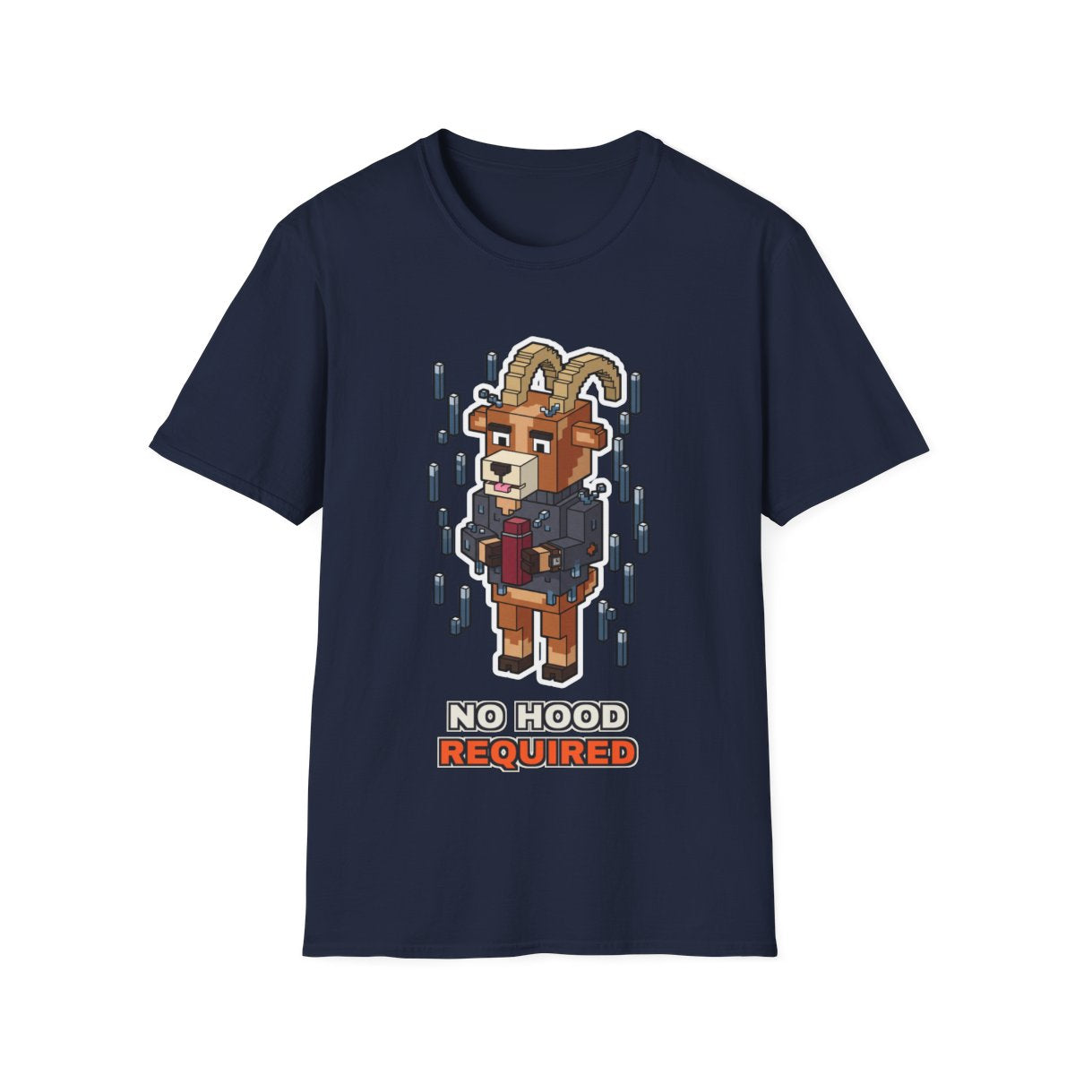 No Hood Required - Navy - front