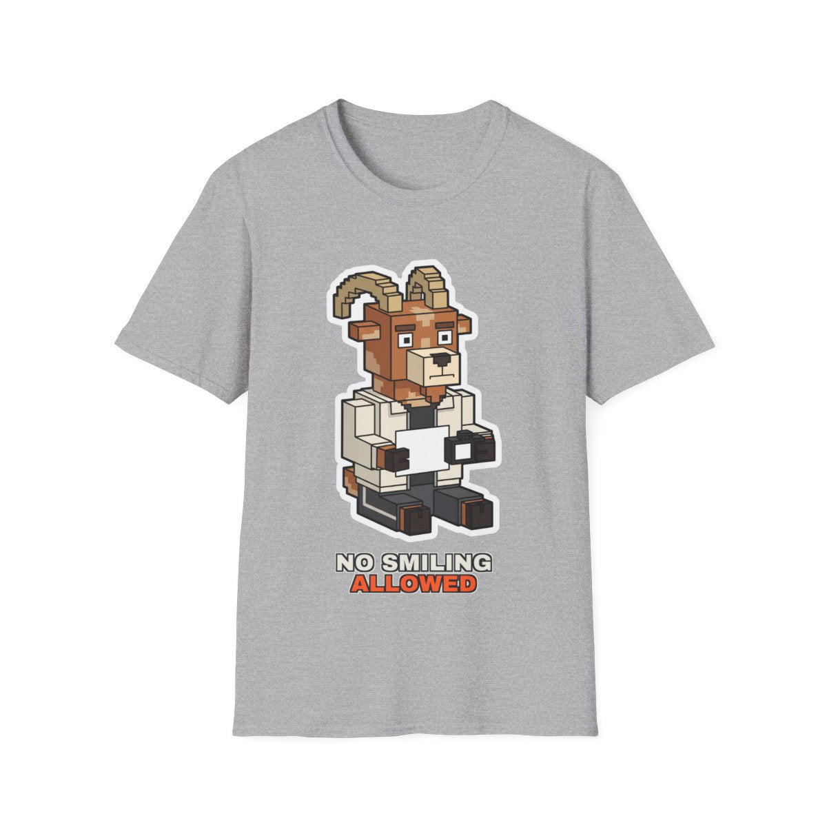 No Smiling Allowed - Sport Grey - front