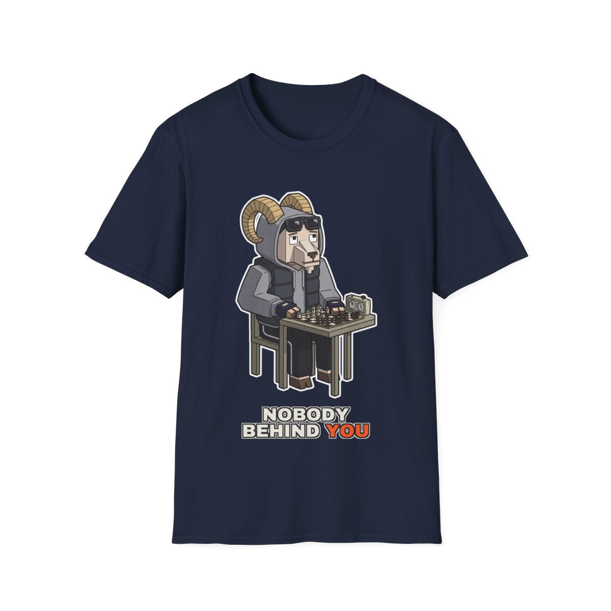 Nobody Behind You - Navy - front