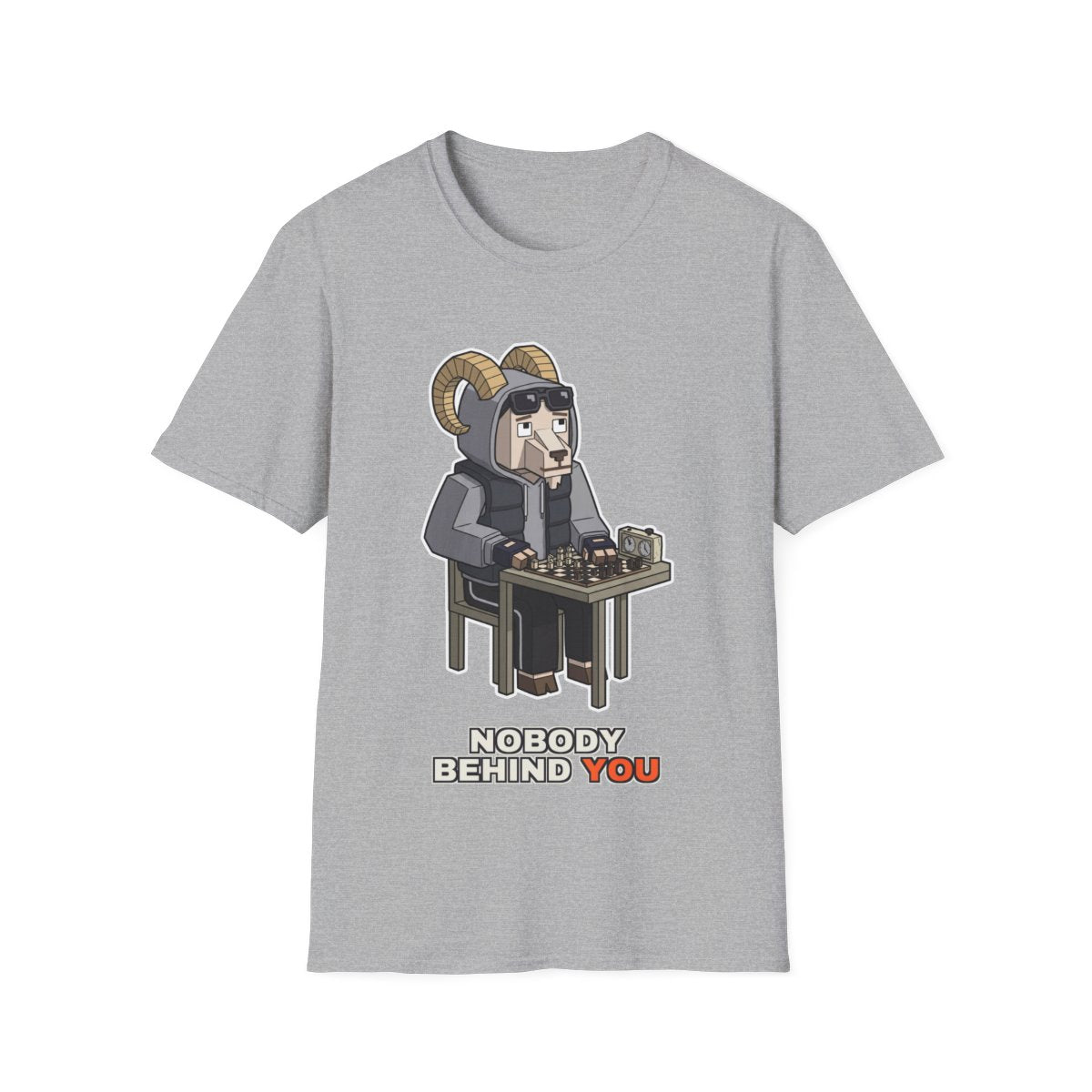 Nobody Behind You - Sport Grey - front