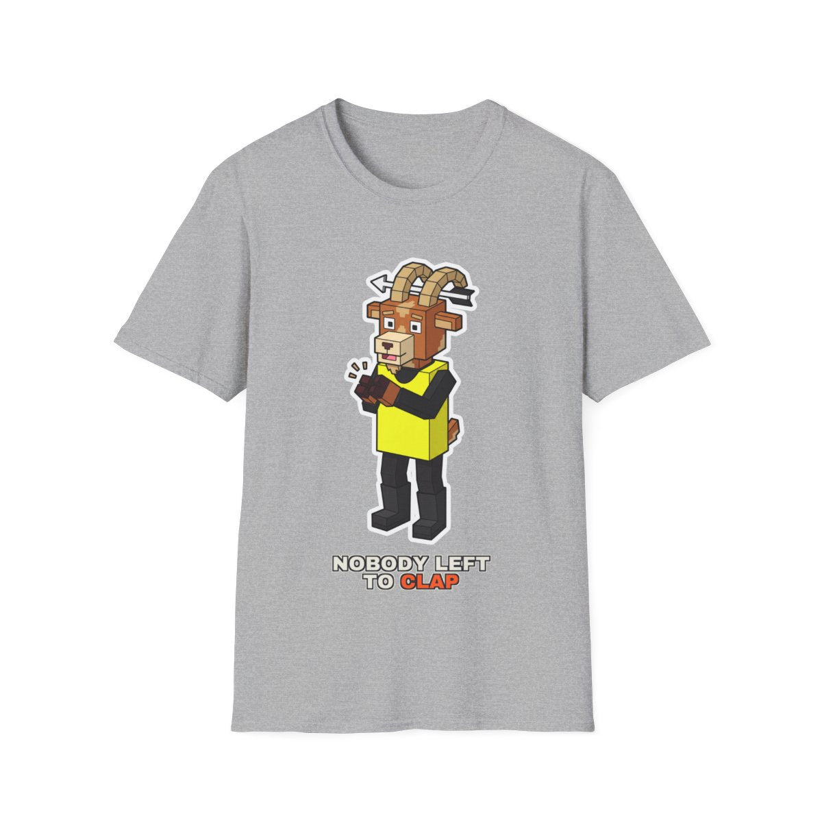 Nobody Left To Clap - Sport Grey - front