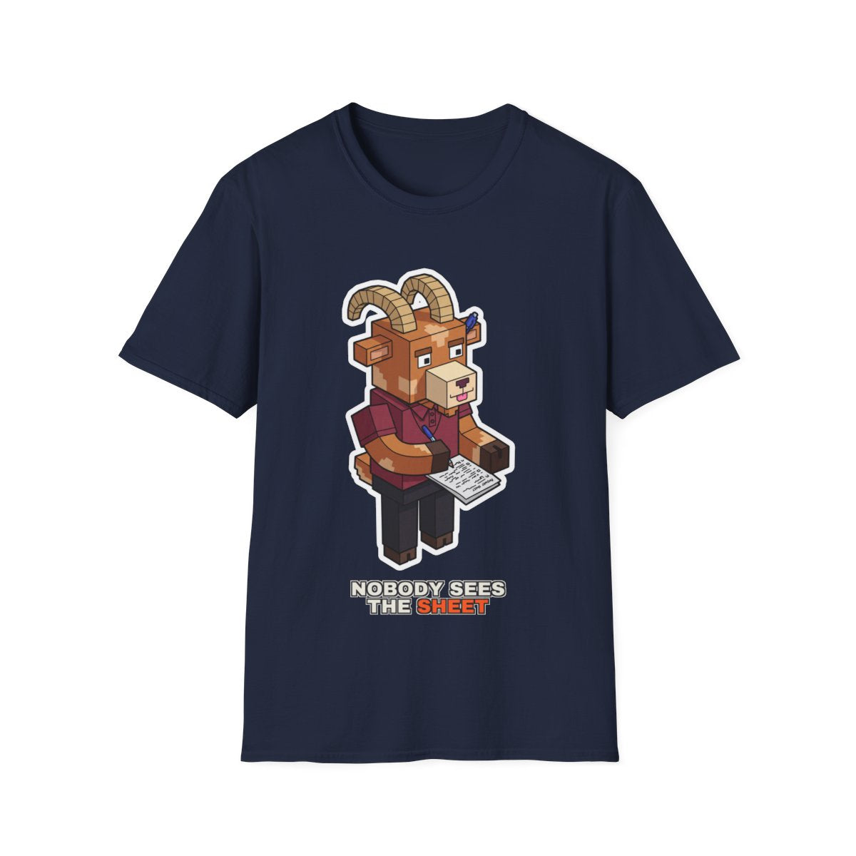 Nobody Sees The Sheet - Navy - front