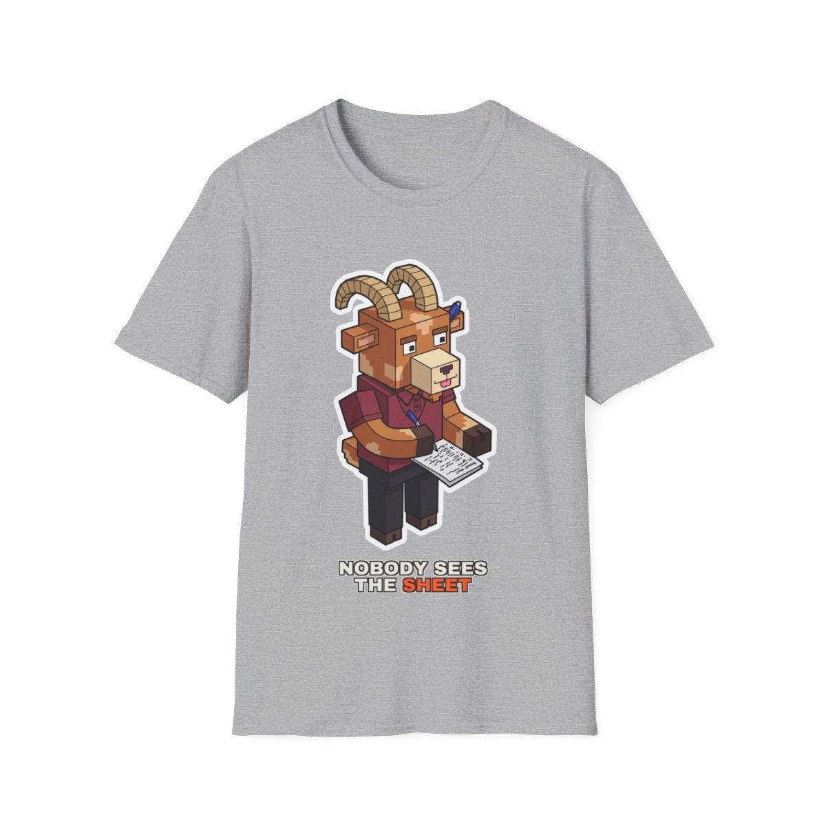 Nobody Sees The Sheet - Sport Grey - front