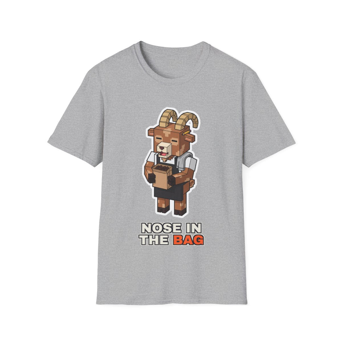Nose In The Bag - Sport Grey - front