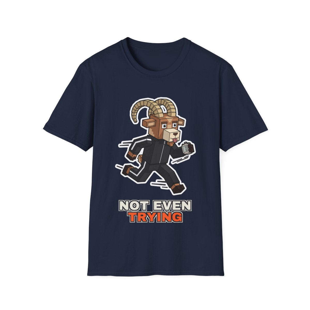 Not Even Trying - Navy - front