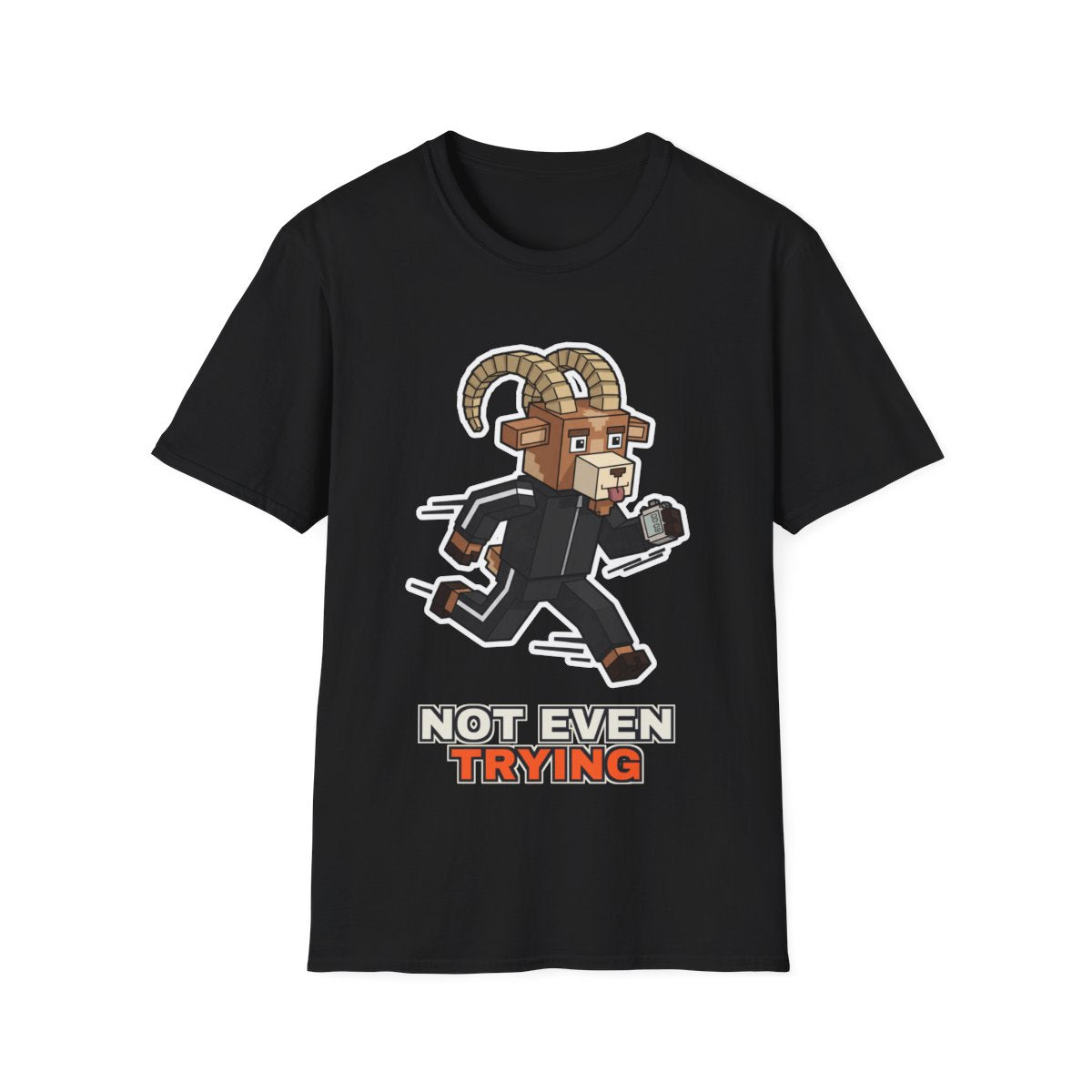 Not Even Trying - Black - front