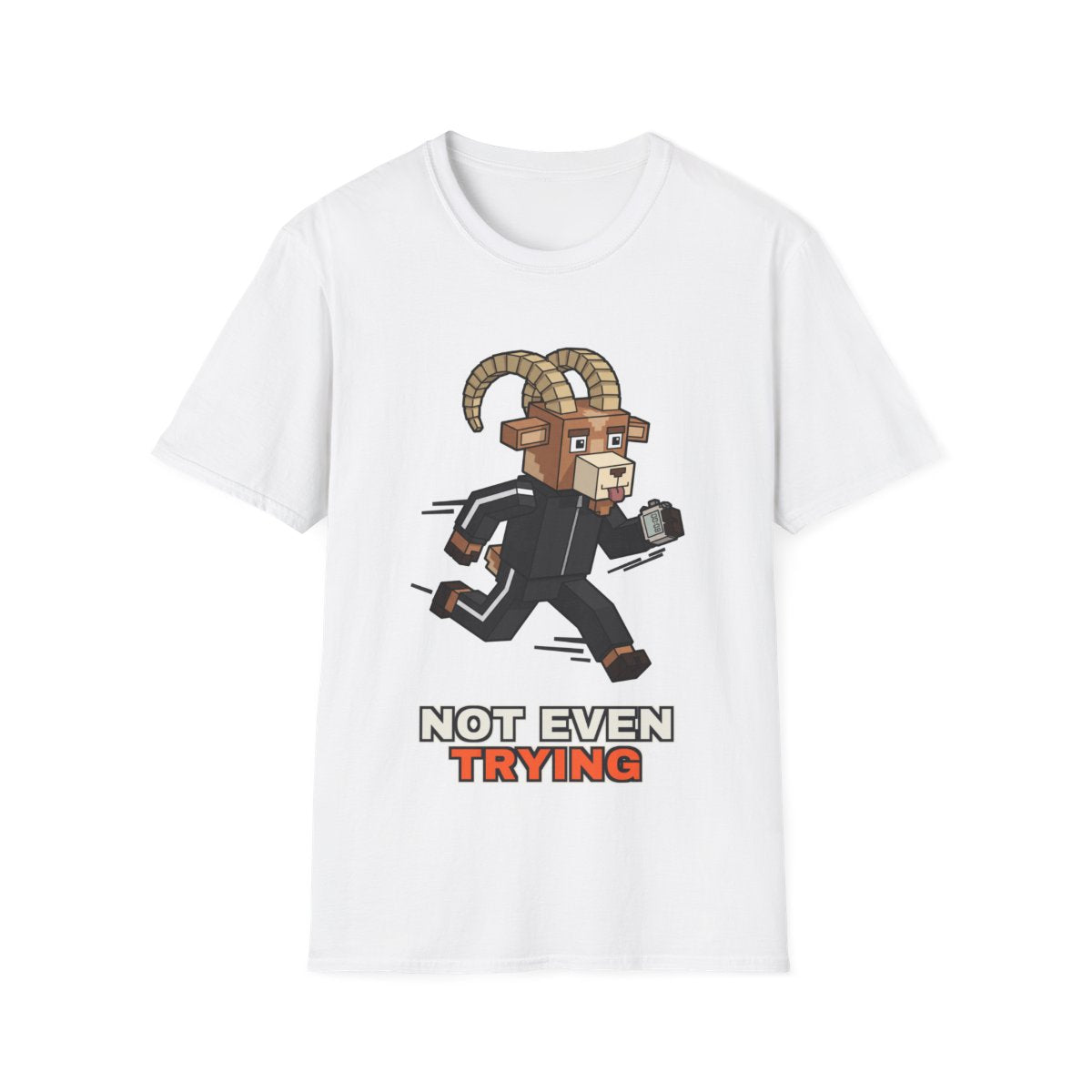 Not Even Trying - White - front