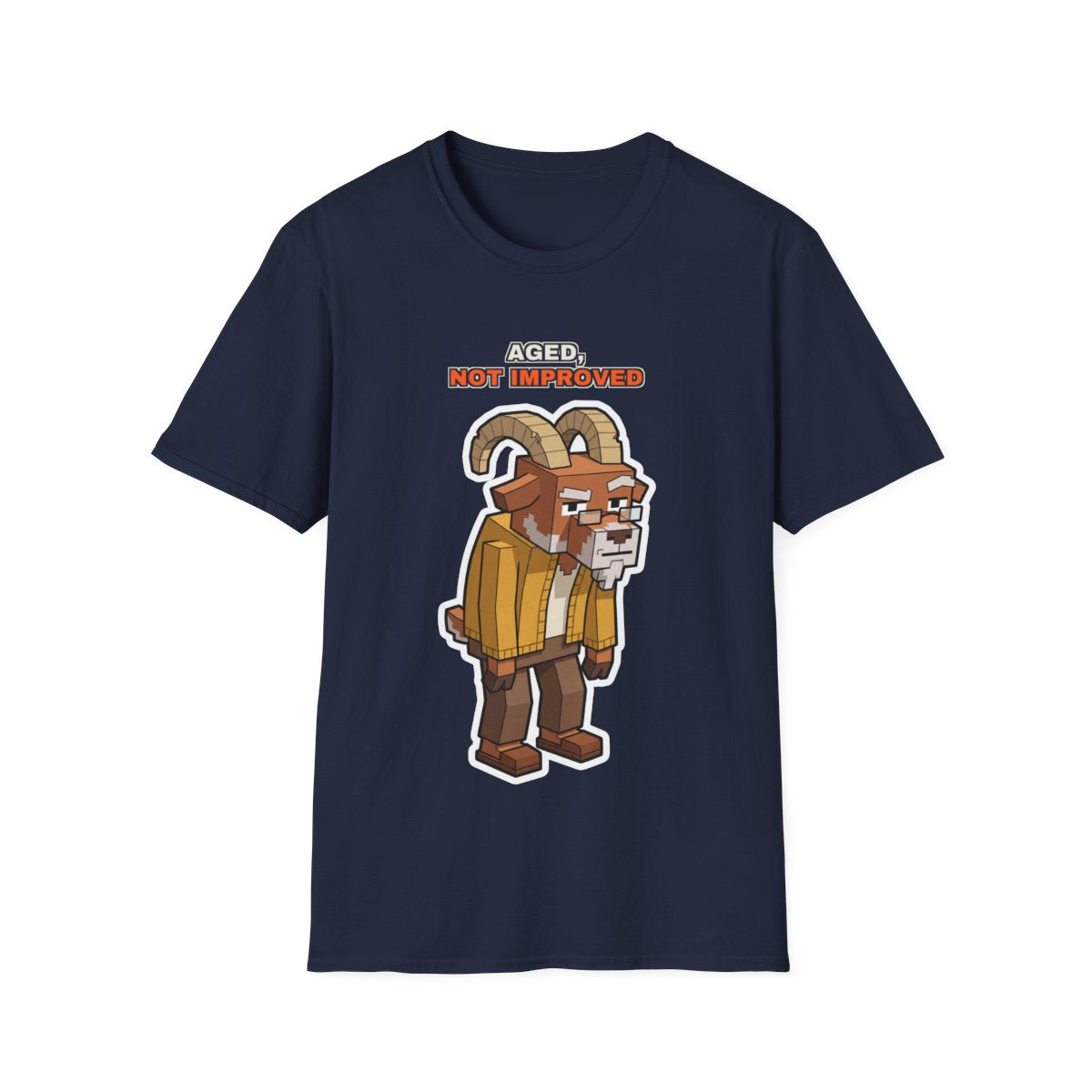 Not Like Wine - Navy - front