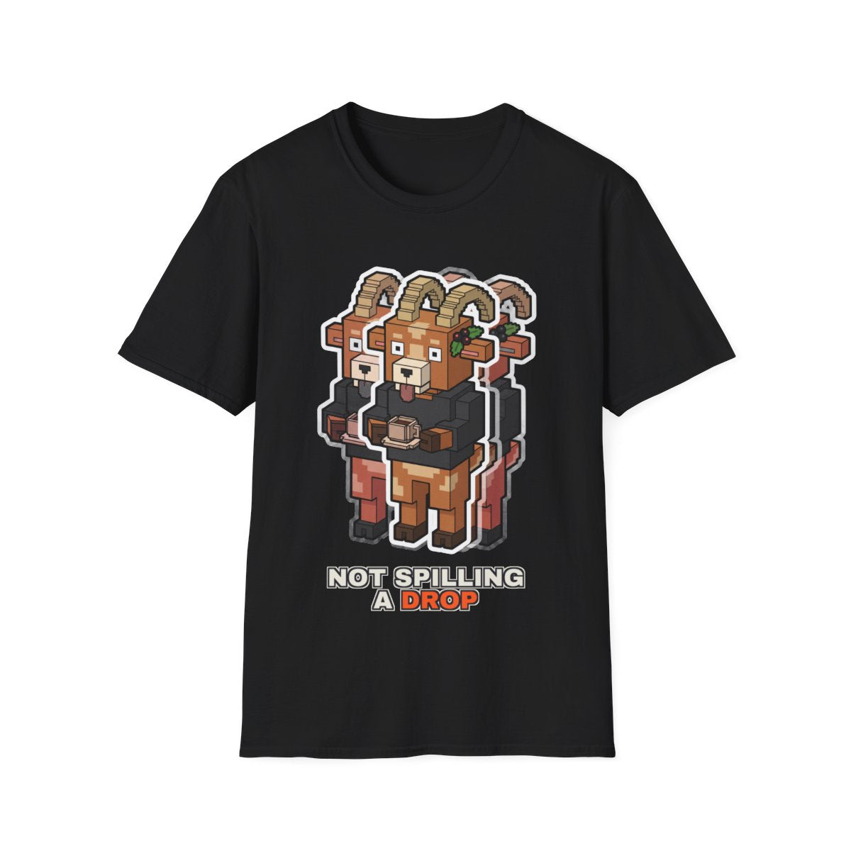 Not Spilling A Drop - Black - front