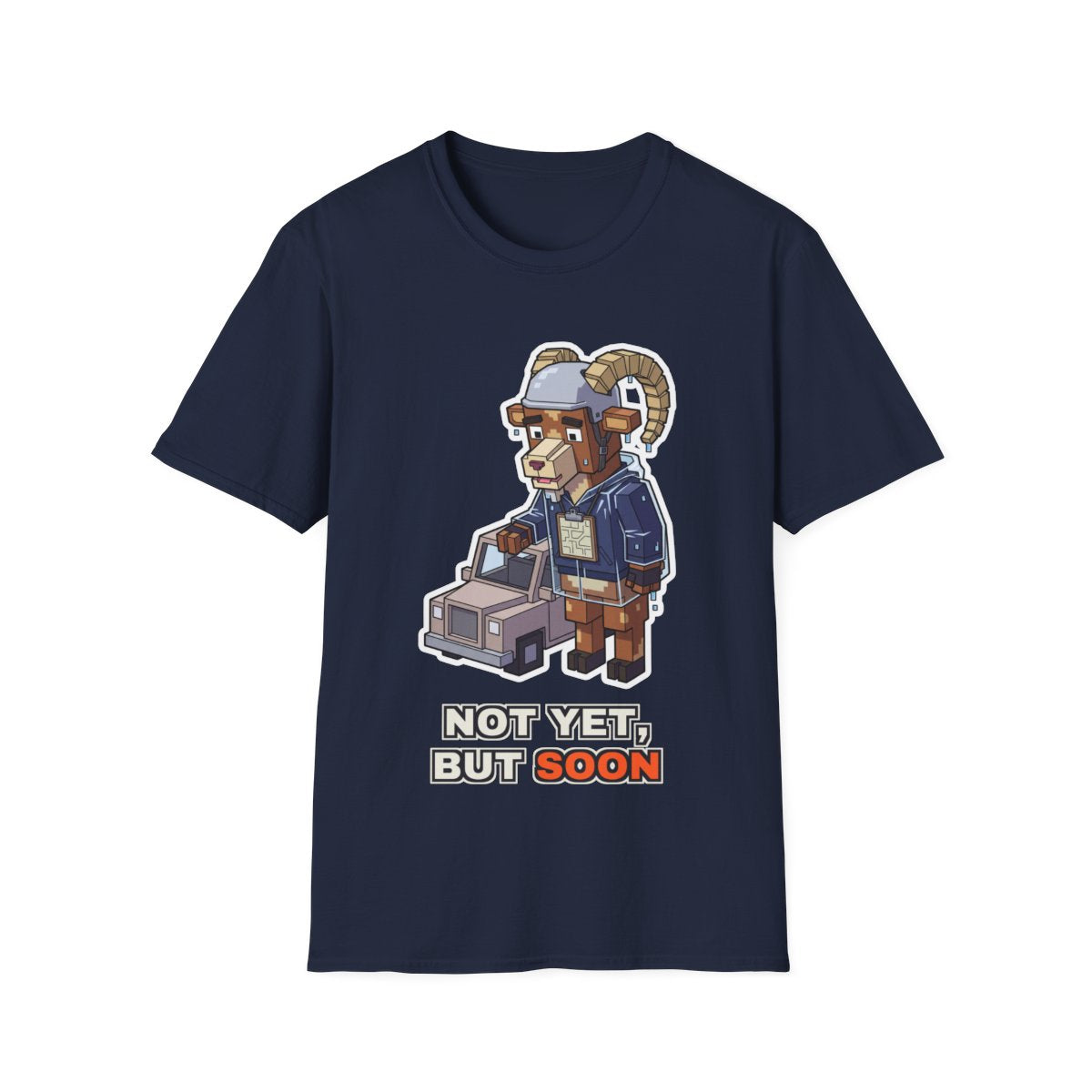 Not Yet, But Soon - Navy - front