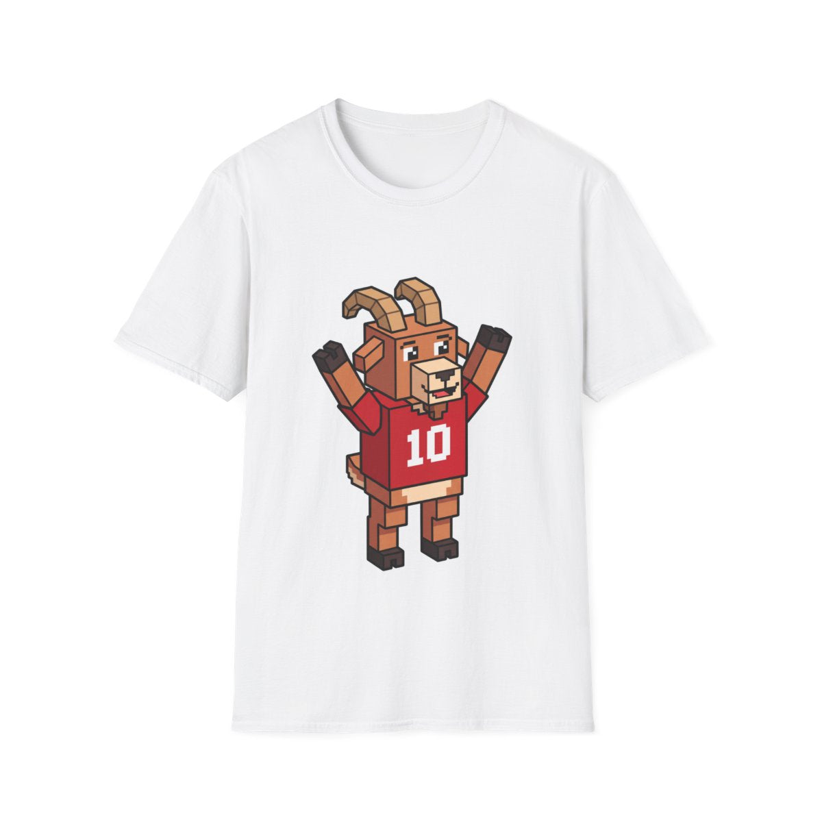 Number 10 Goat - White - front