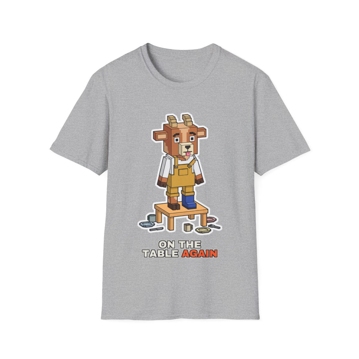 On The Table Again - Sport Grey - front