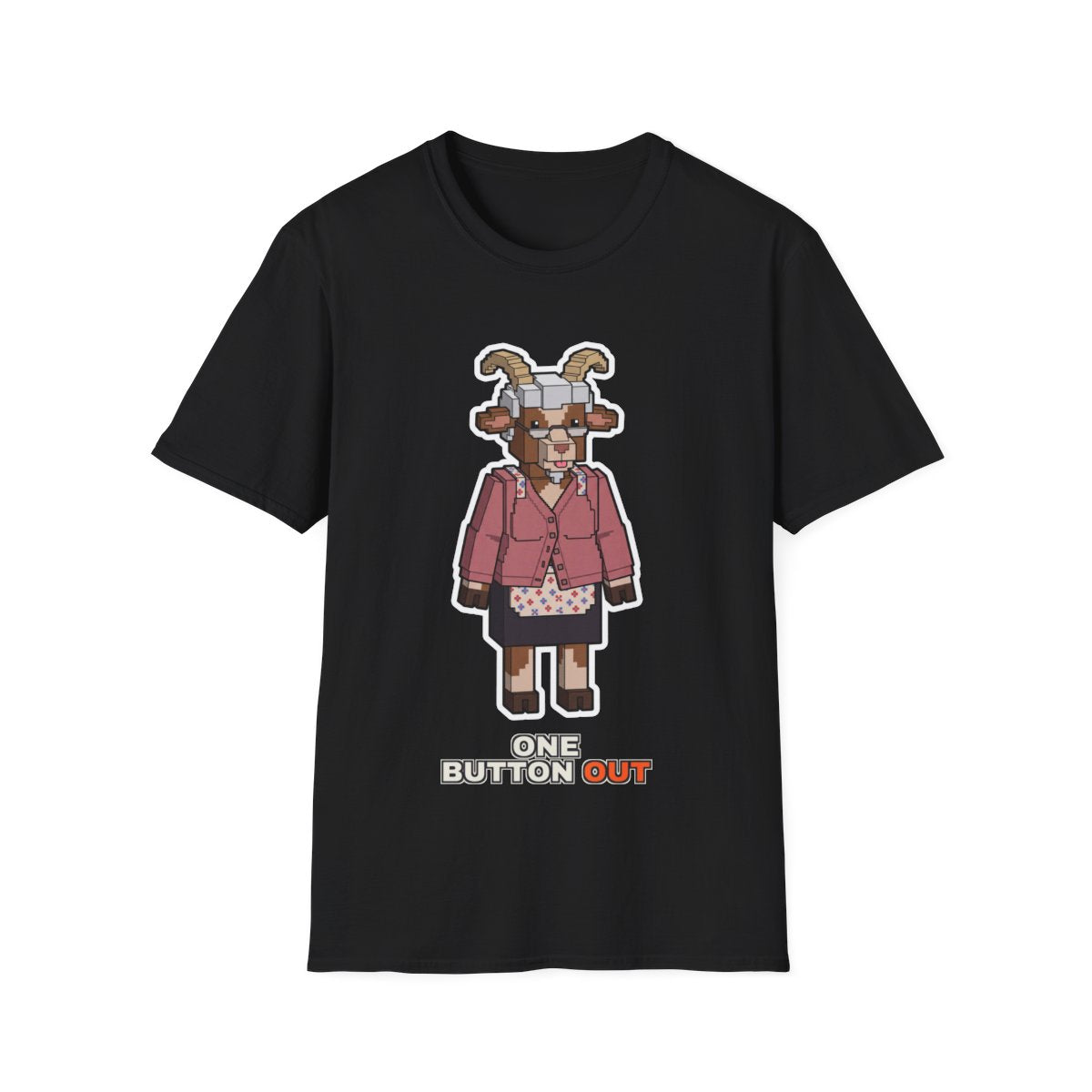 One Button Out - Black - front
