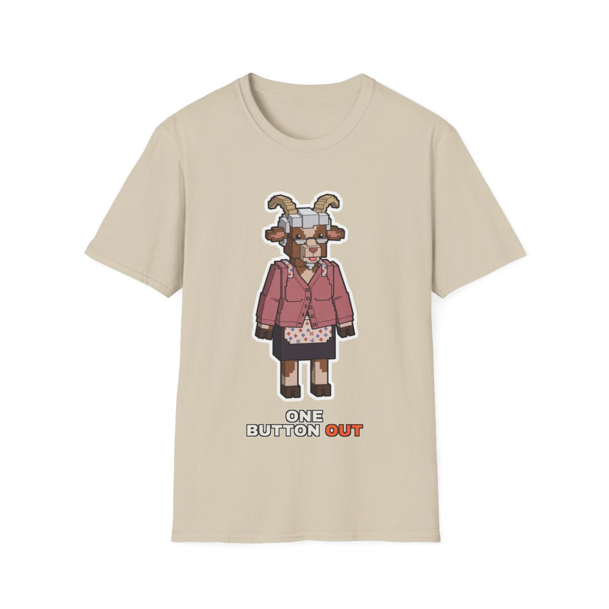 One Button Out - Sand - front