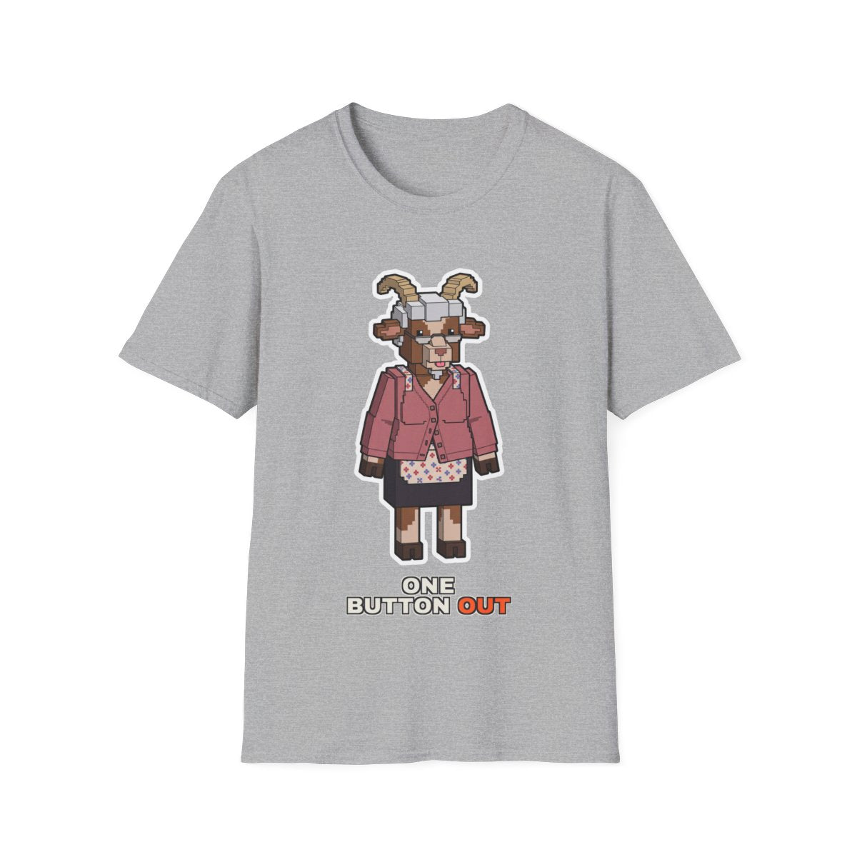One Button Out - Sport Grey - front